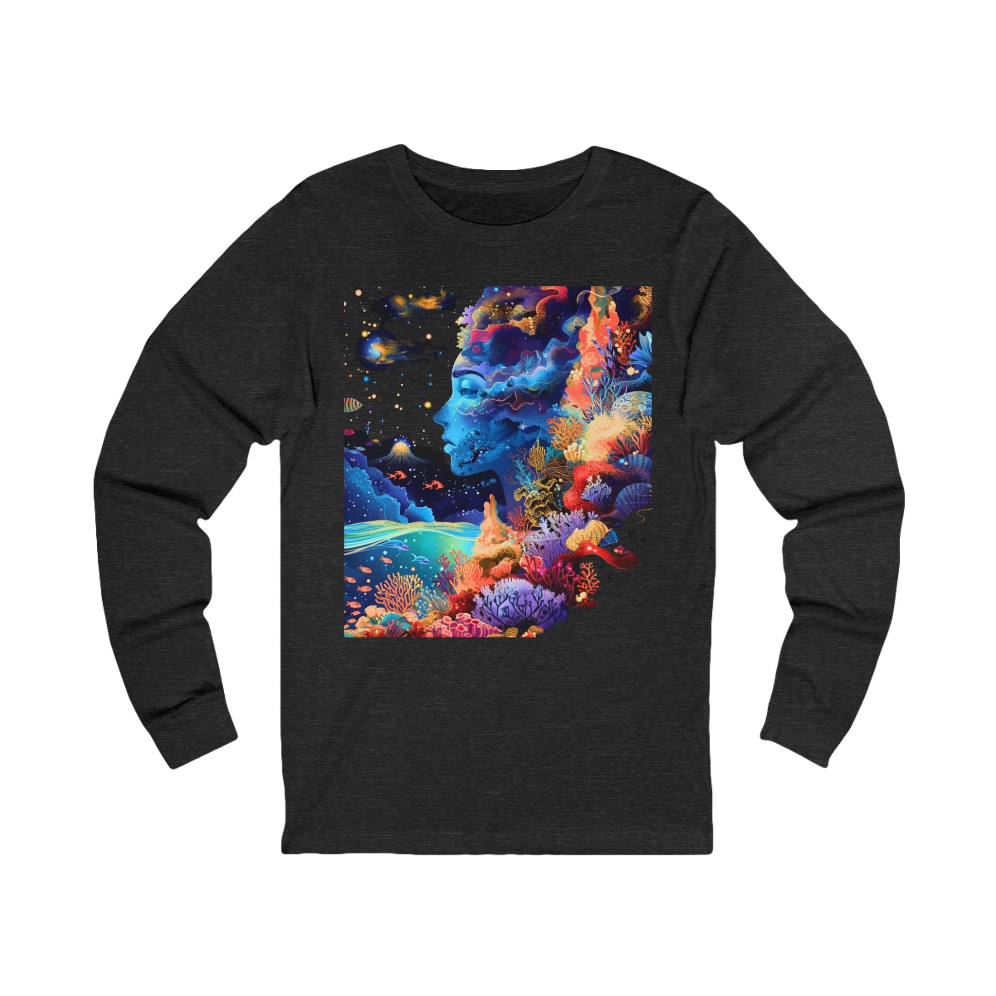 ZFG “Ethereal Reflection” Long Sleeve Premium Tee — Bella + Canvas 3501 (Unisex)