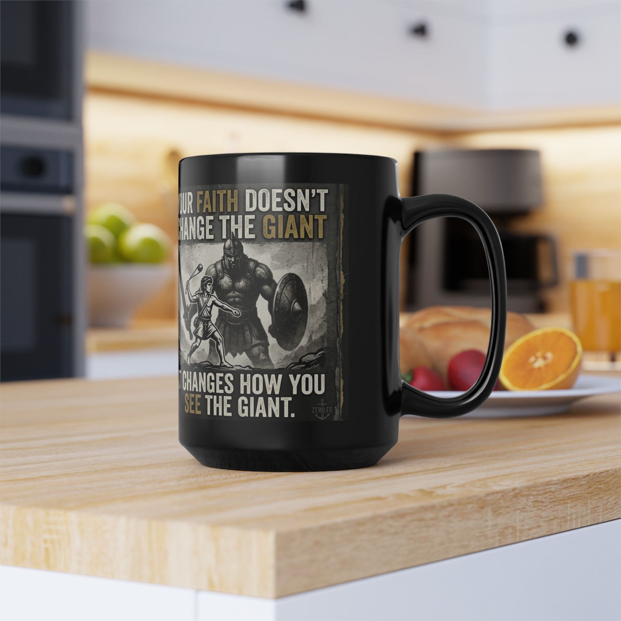 Goliath 15oz & 11oz Warrior Mug – Glossy Black Edition