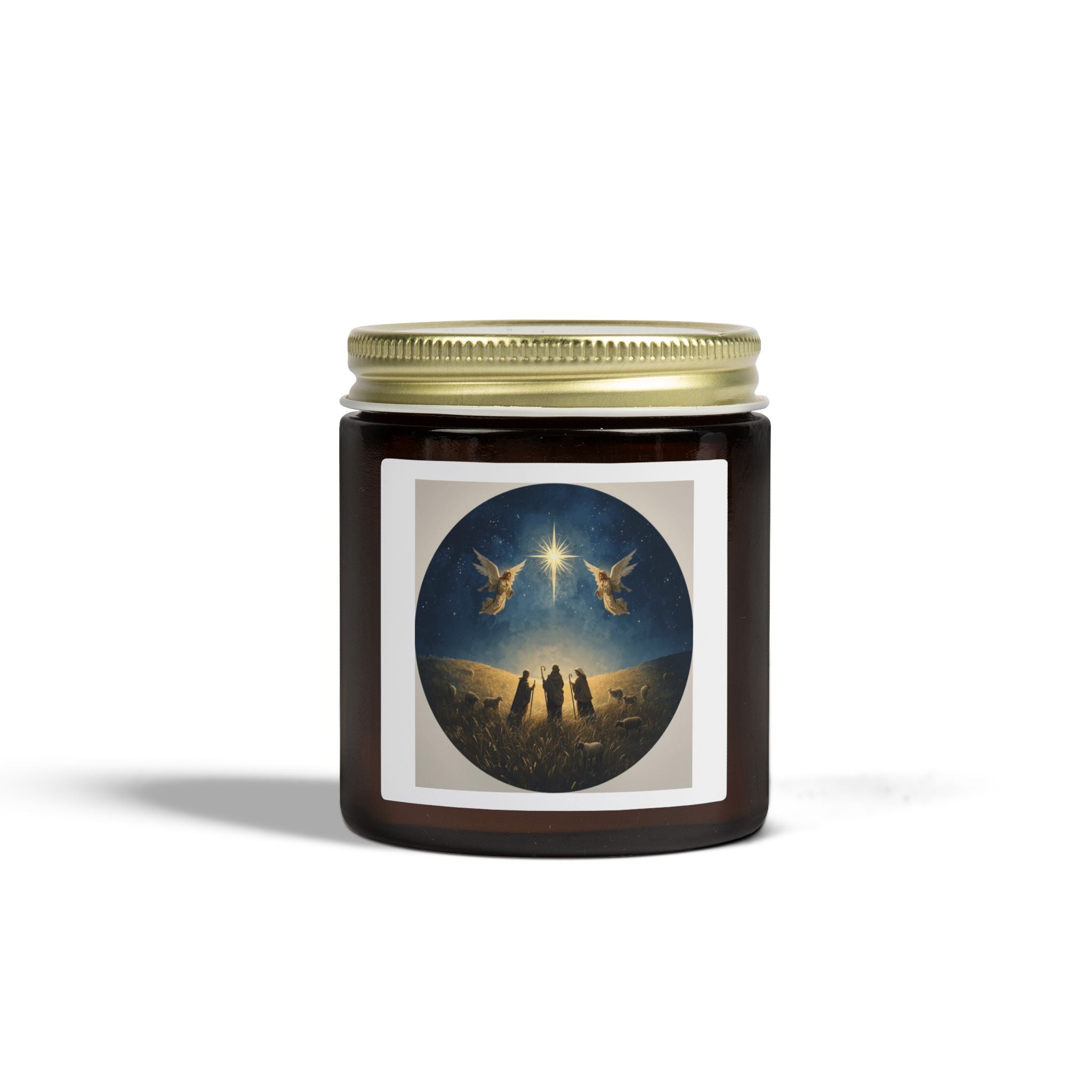 Nativity Scene Candle — Holiday Jar (4oz & 9oz)