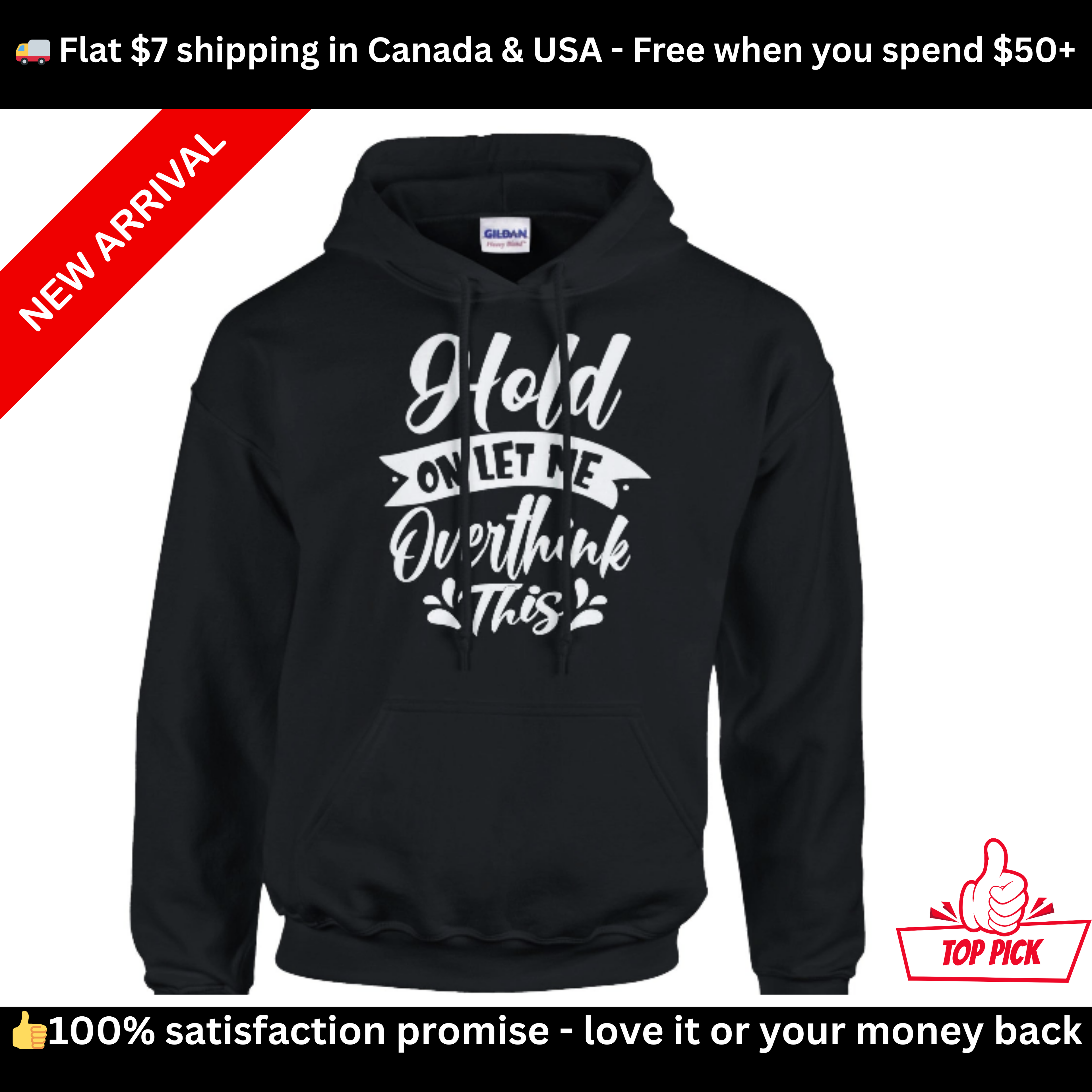 Hold On Let Me Overthink This | Classic Unisex Hoodie