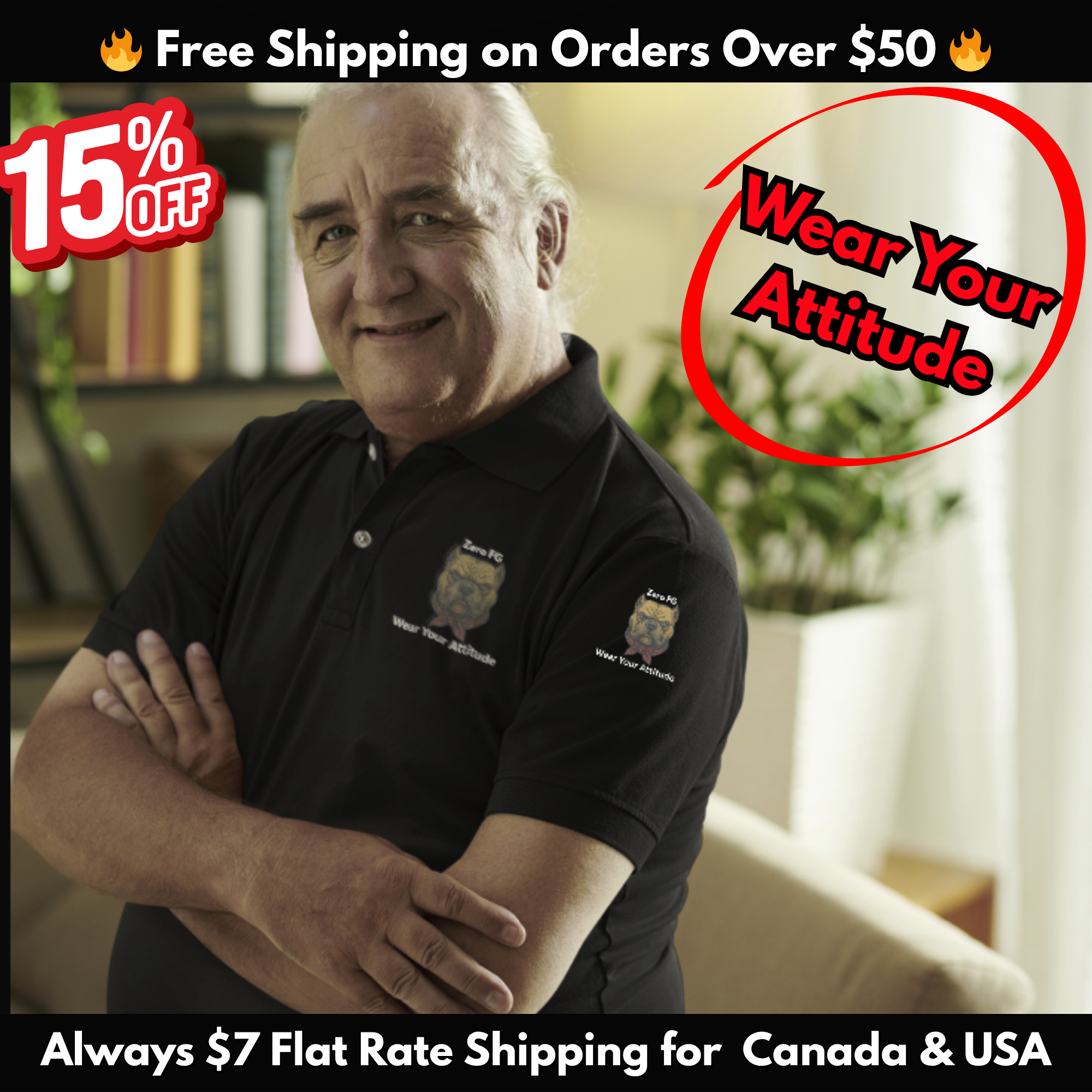 Zero FG Diesel Logo Polo | Wear Your Attitude Collection