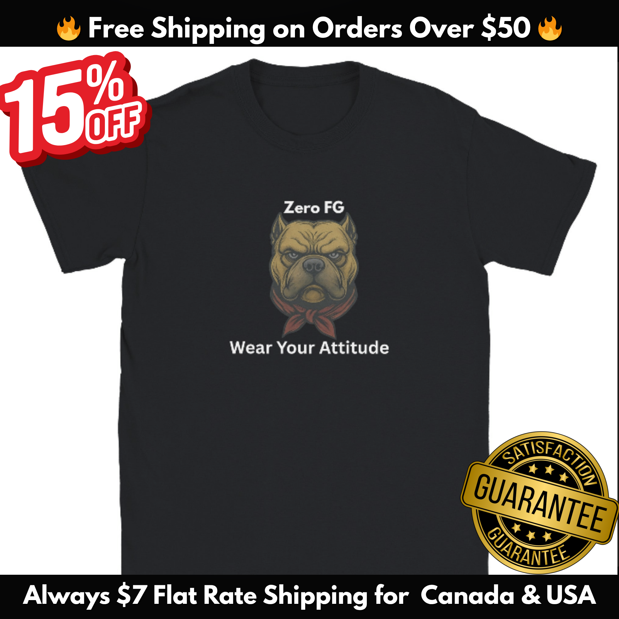 Zero FG Diesel Logo T-Shirt | Wear Your Attitude Collection| Gildan® 64000