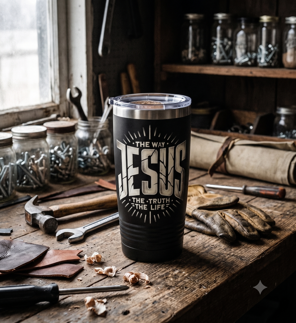 The Way, The Truth, The Life — Premium 20oz Insulated Tumbler