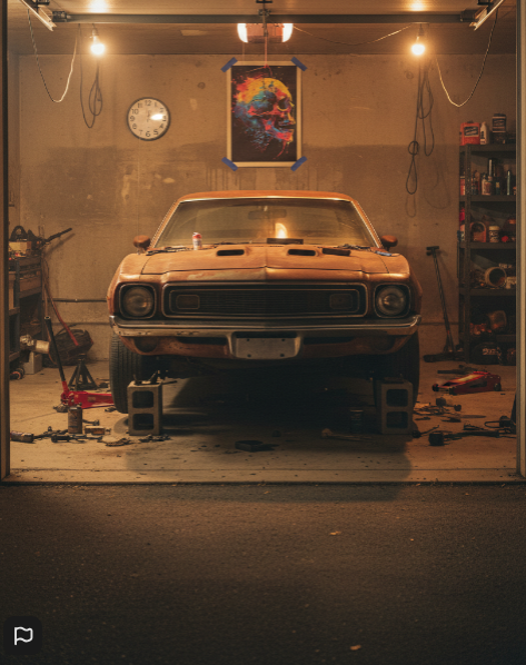 Color Splash Skull Poster — Matte Vertical Art Print