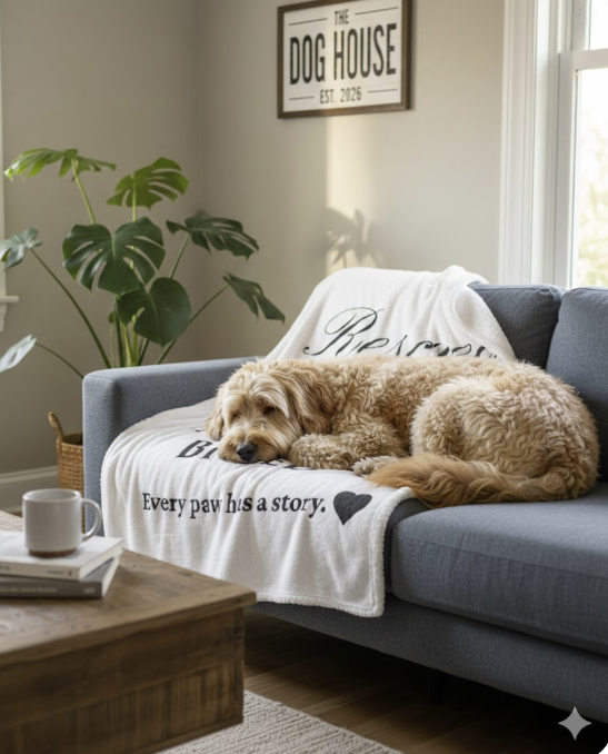 Rescued & Proud: Heavyweight Luxury Sherpa Blanket