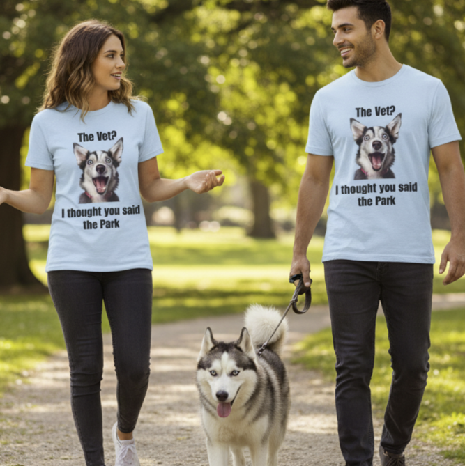 The Vet? I Thought You Said The Park - Unisex Heavy Cotton T-Shirt