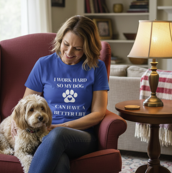 I Work Hard So My Dog Can Have A Better Life T-Shirt