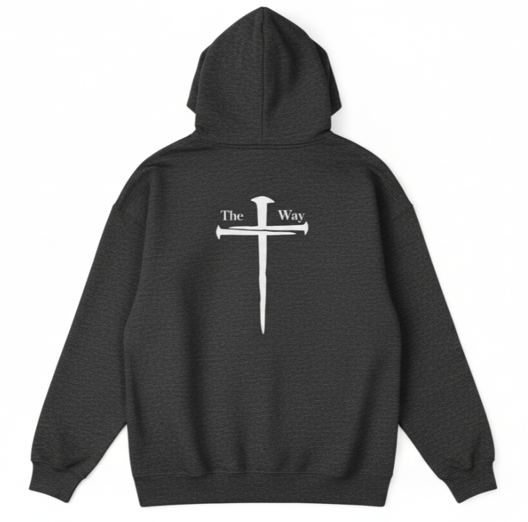 The Way Cross Hoodie – Front & Back Faith Design