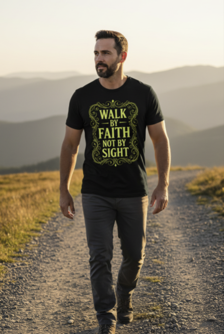 Walk By Faith Not By Sight Premium Tee