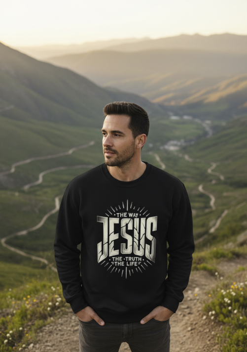 The Way Warrior Sweatshirt - Biblical Grit Edition