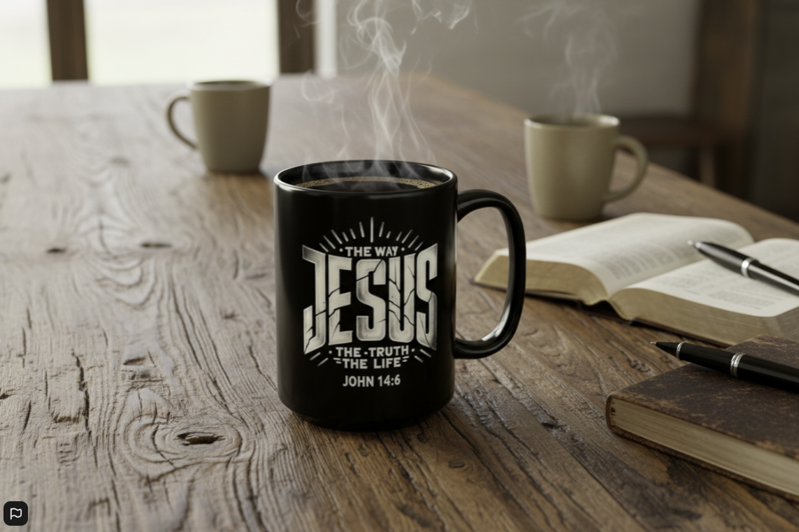 The Way Warrior Mug - John 14:6 Stone Edition