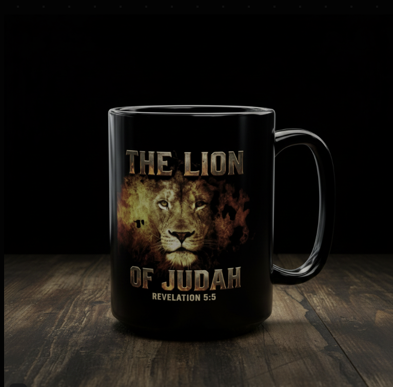 The Lion of Judah Premium 15oz Mug - Revelation 5:5