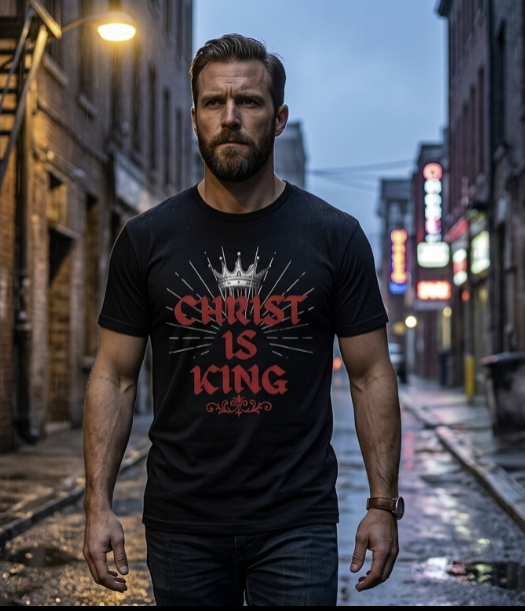 Christ Is King — Heavyweight Gospel T-Shirt