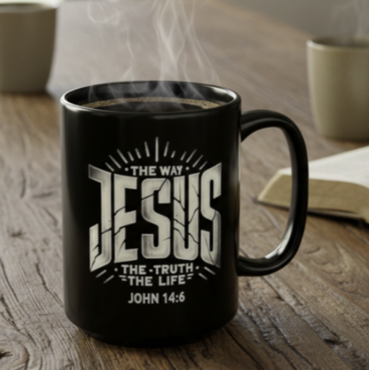 The Way Warrior Mug - John 14:6 Stone Edition