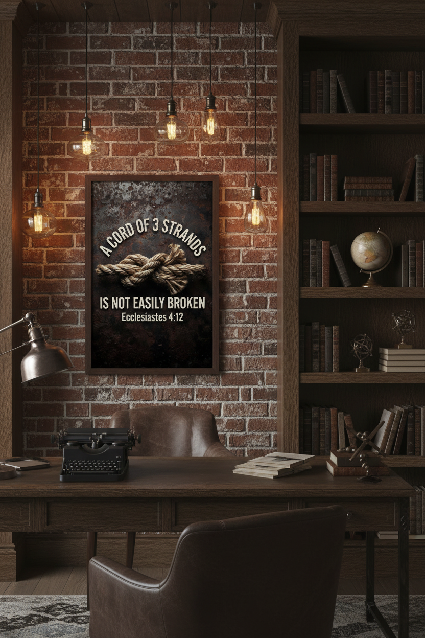 A Cord of 3 Strands — Lifestyle Mockup