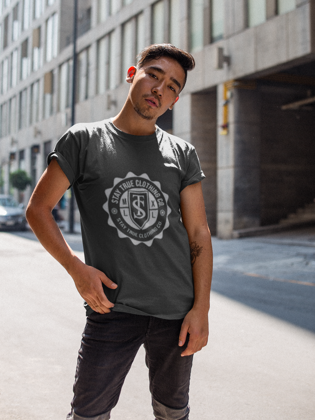 Stay True Clothing Co. Logo T-Shirt - Premium Circular Seal Graphic Tee