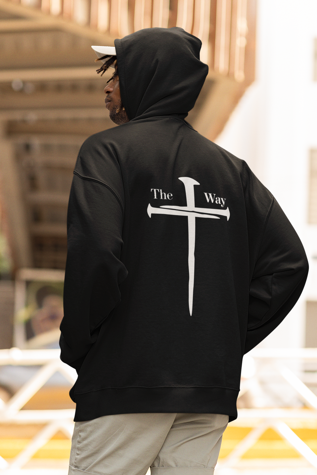 The Way Cross Hoodie – Front & Back Faith Design