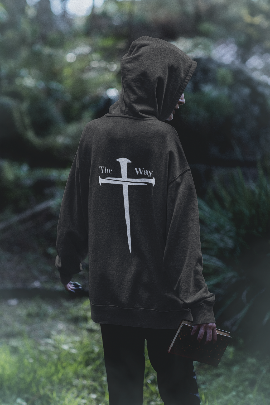 The Way Cross Hoodie – Front & Back Faith Design