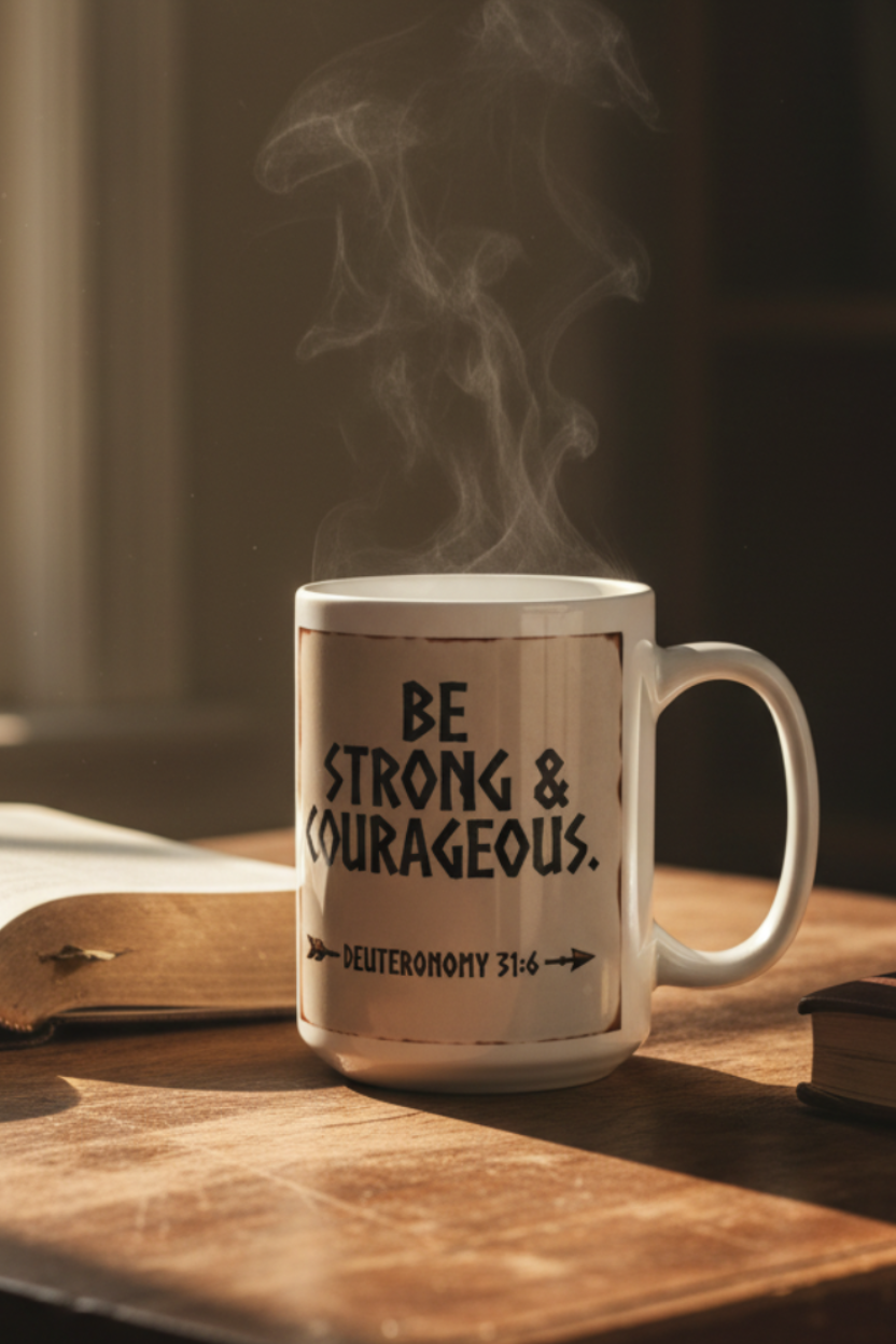 Be Strong & Courageous Lifestyle Mug