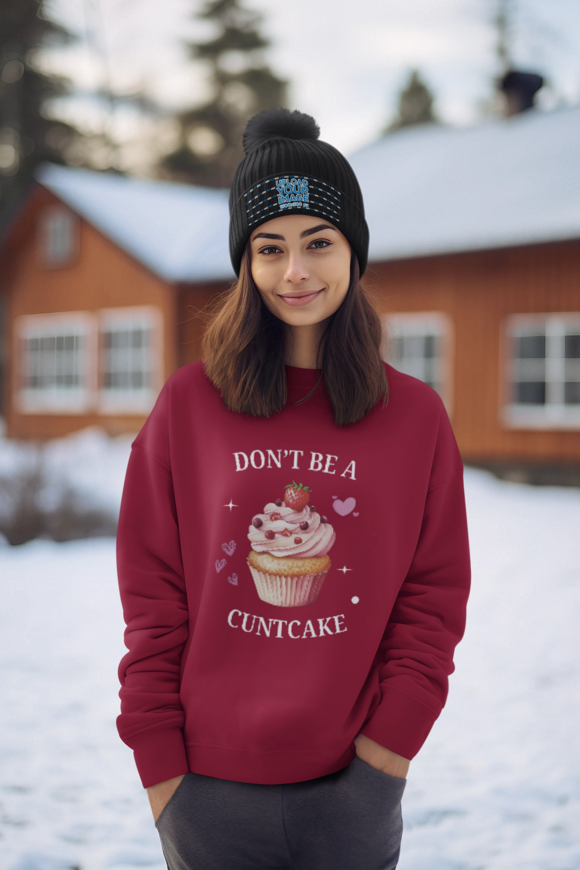 Don’t Be a C*ntcake Crewneck Sweatshirt | Gildan® 18000