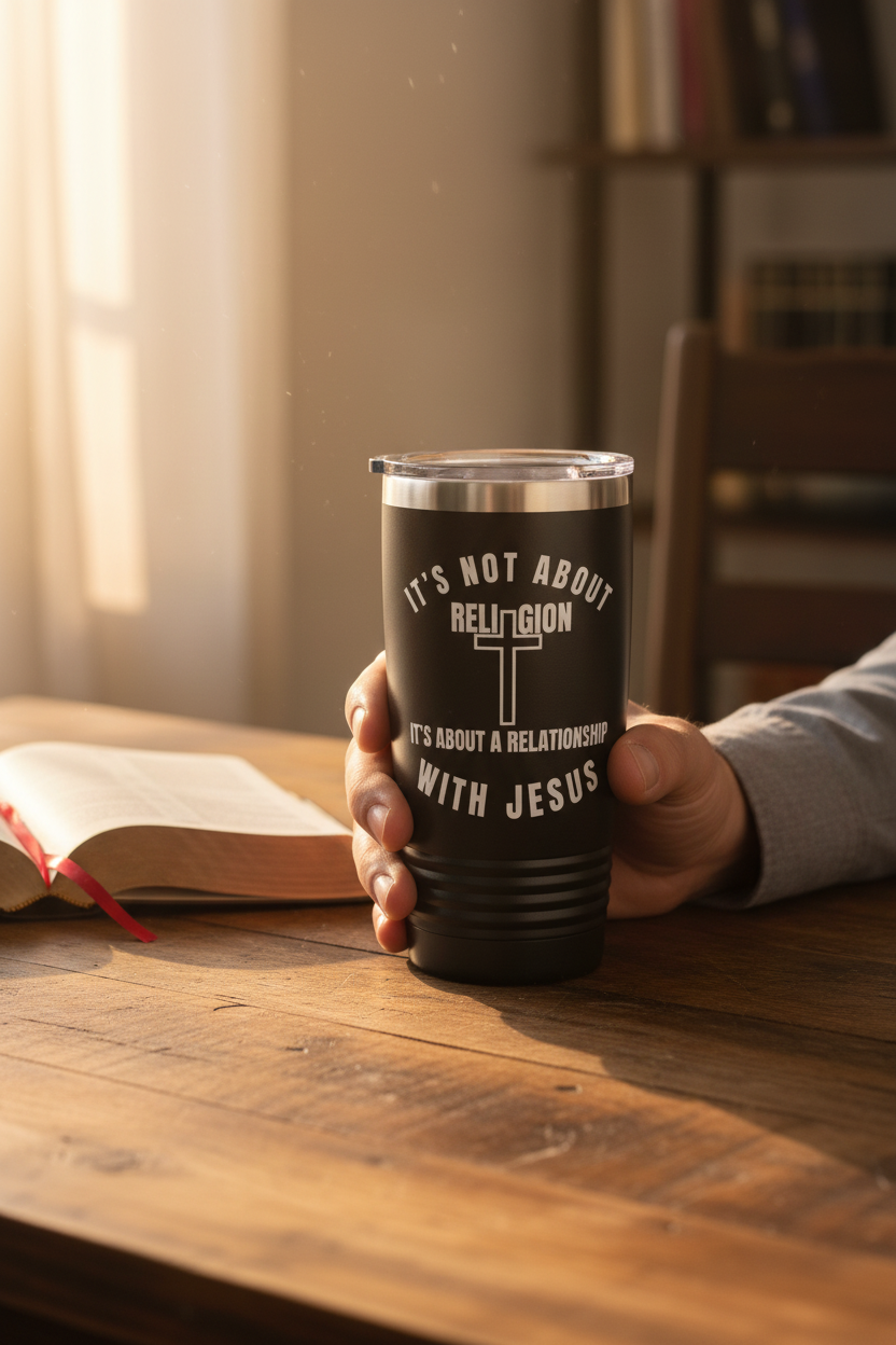 Black Tumbler Lifestyle