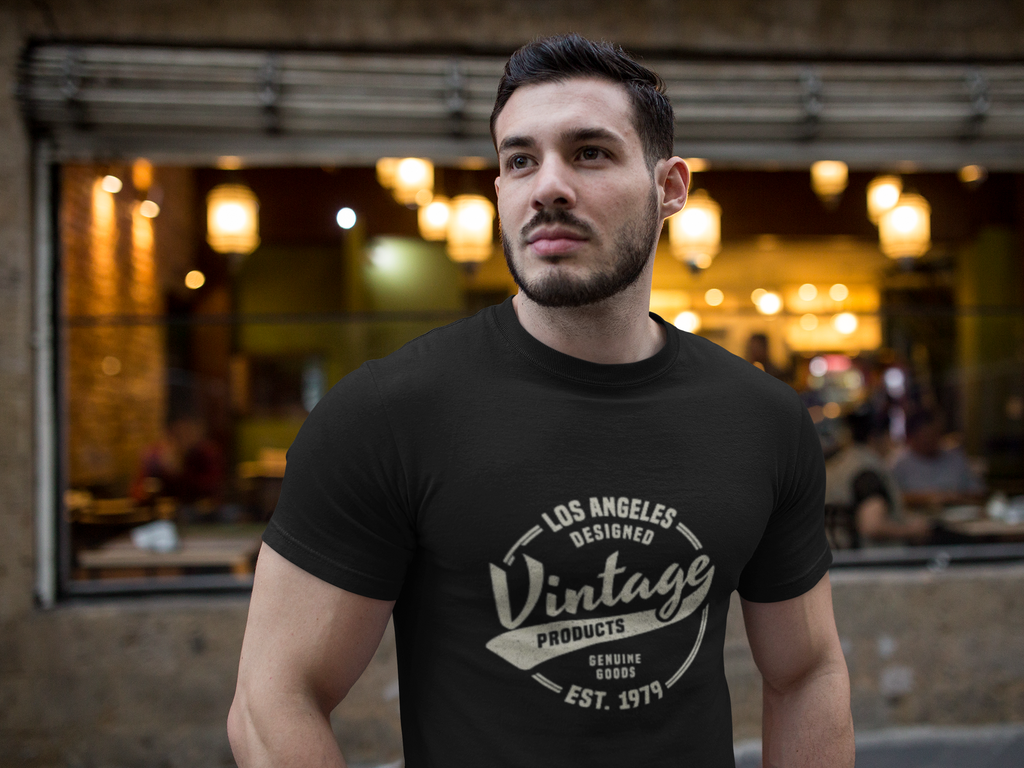 Vintage 1979 Los Angeles Designed T-Shirt - Retro Style Graphic Tee