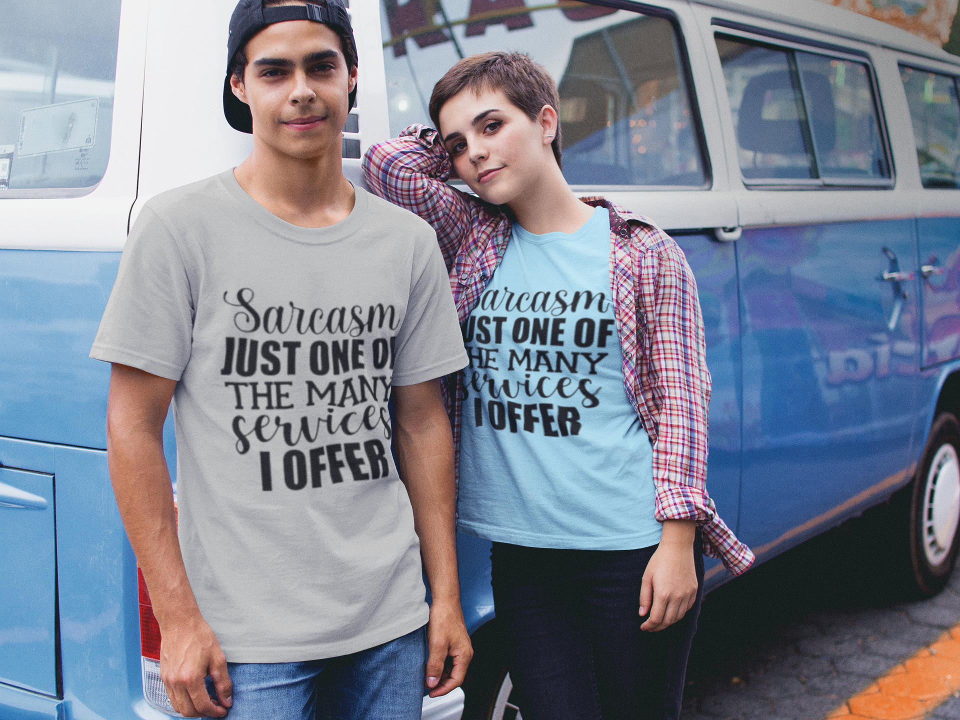 Sarcasm Just One Of The Many Services I Offer - Funny Graphic T-Shirt