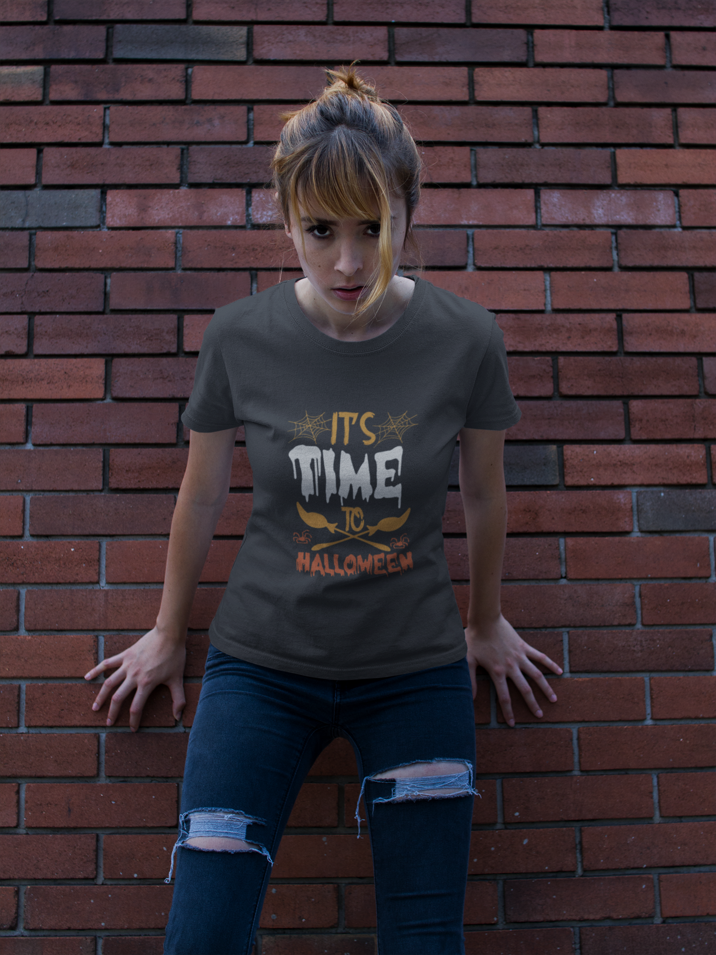 It’s Time to Halloween T-Shirt – Spooky Seasonal Graphic Tee