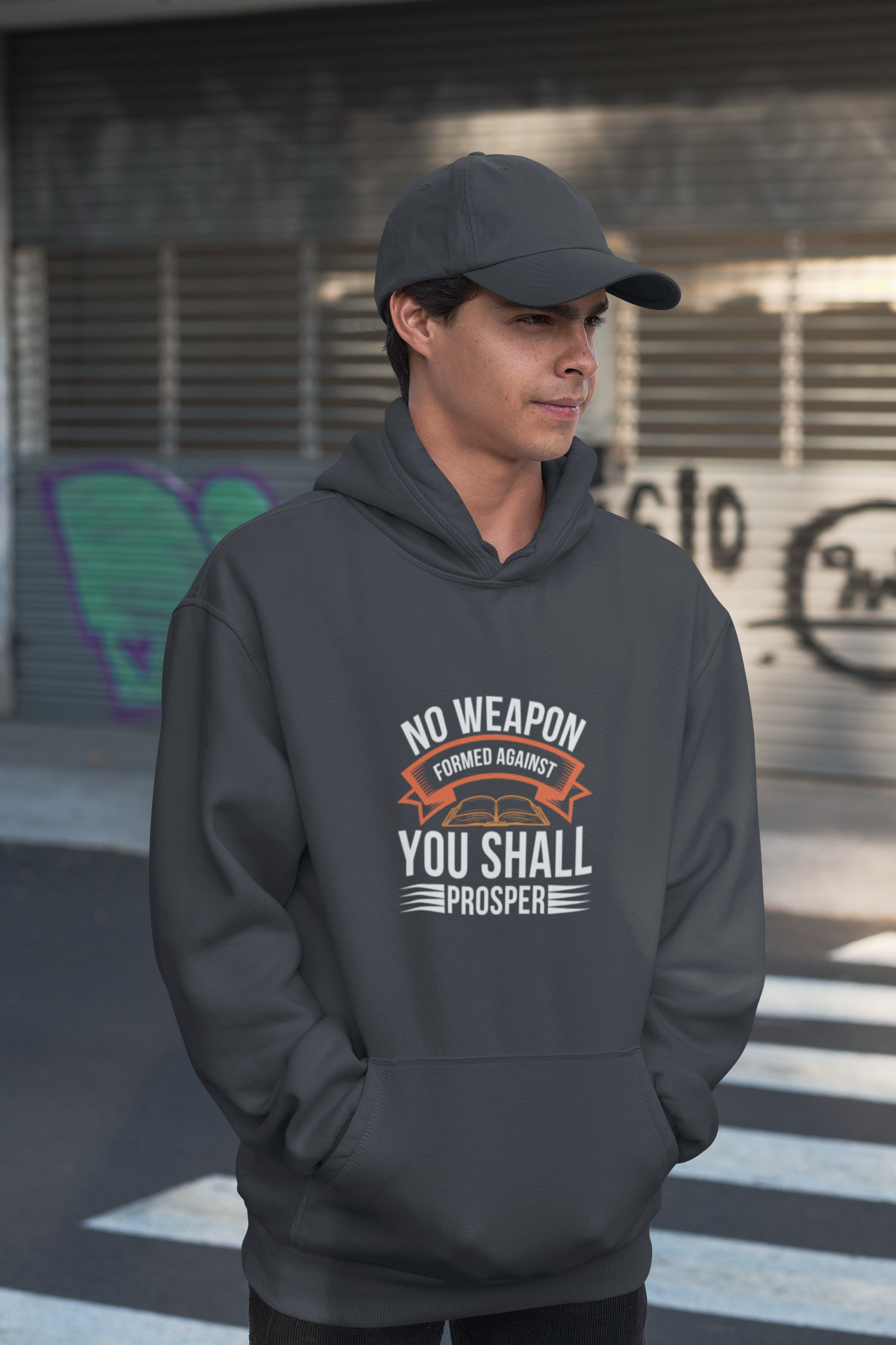 No Weapon Formed Against You Shall Prosper | Faith vs Fear Hoodie