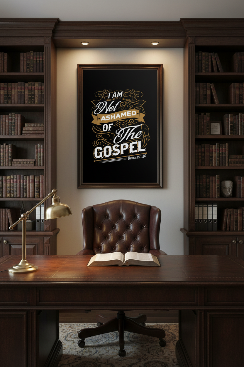 I Am Not Ashamed — Lifestyle Mockup