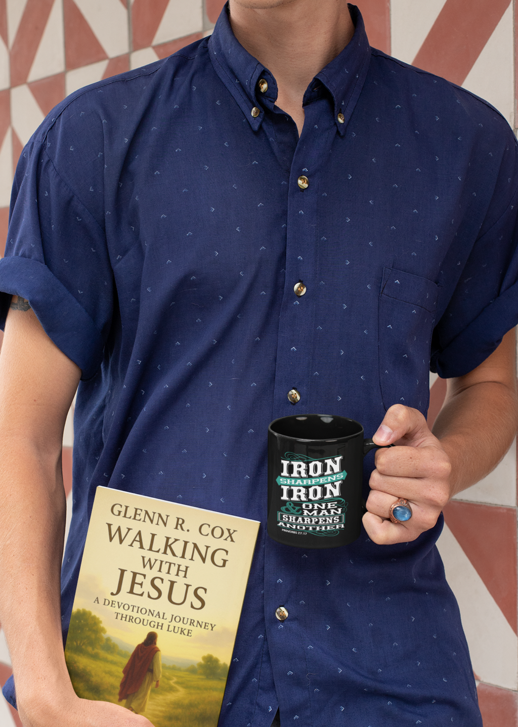 The Man's Morning Devotional Mug | Proverbs 27:17