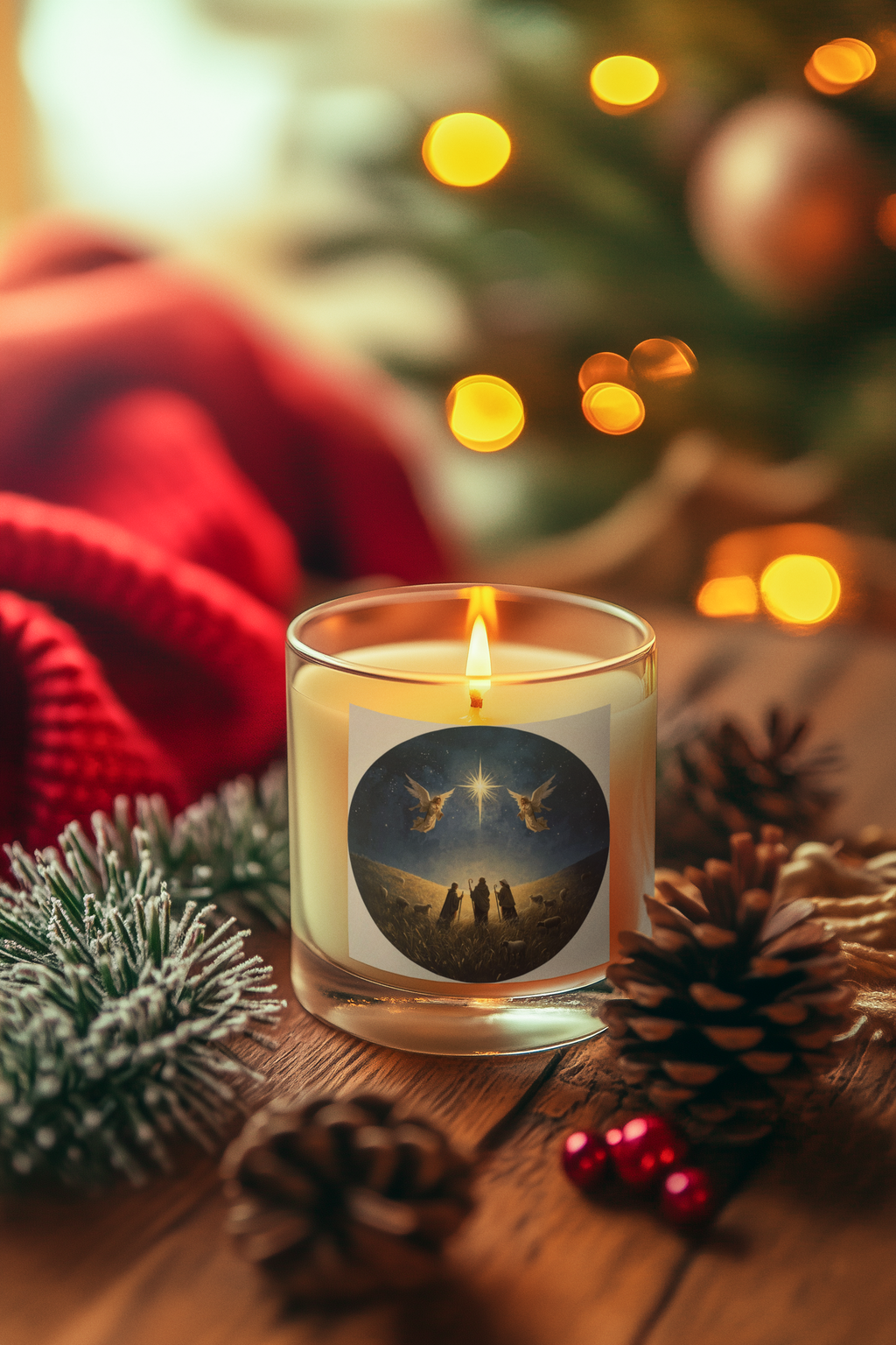 Nativity Scene Candle — Holiday Jar (4oz & 9oz)