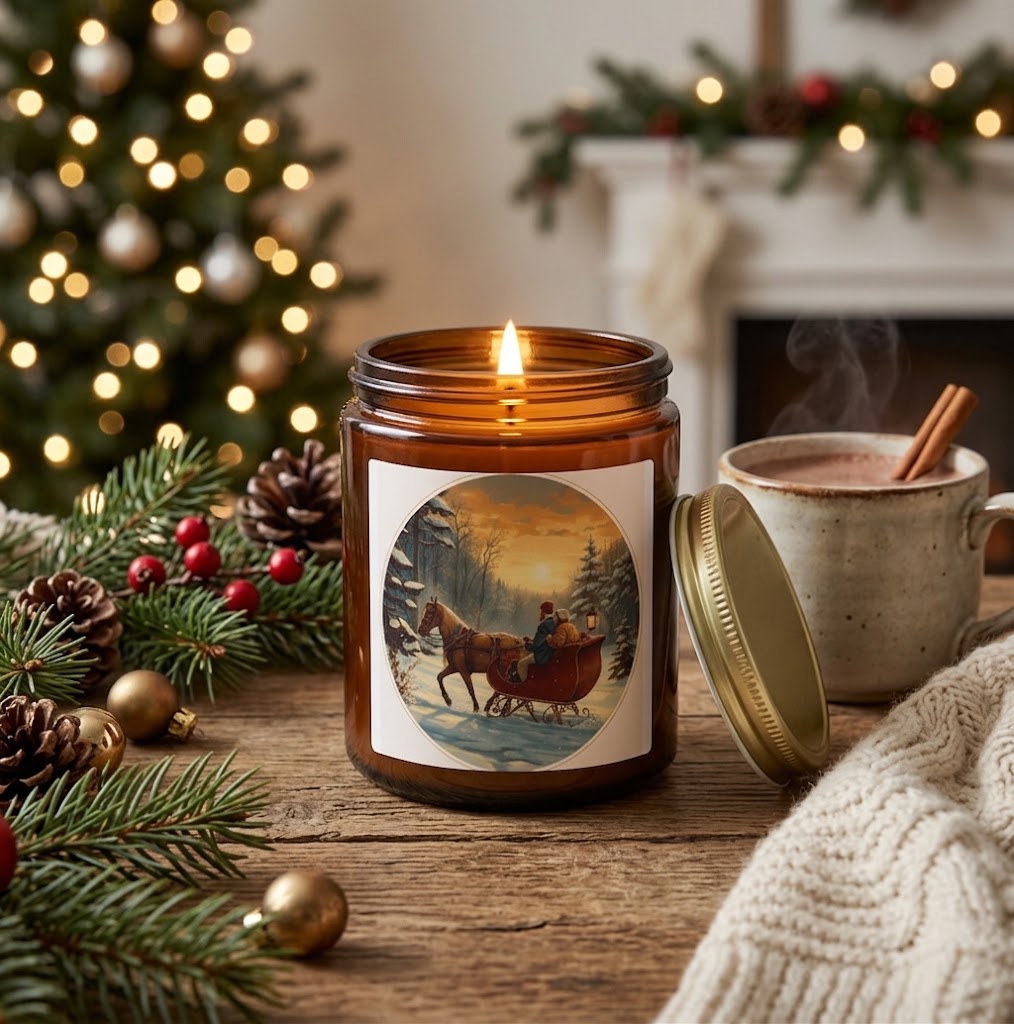 Holiday Sleigh Ride Candle – 4 oz / 9 oz