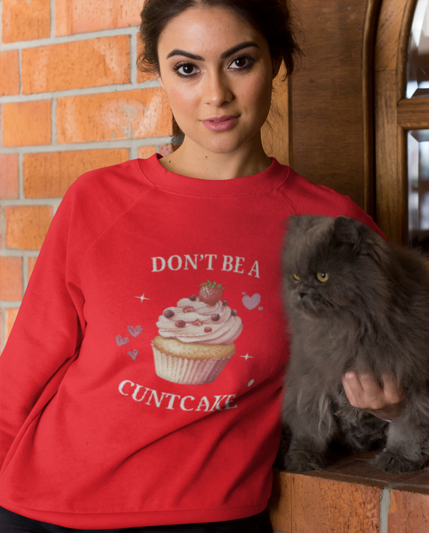 Don’t Be a C*ntcake Crewneck Sweatshirt | Gildan® 18000