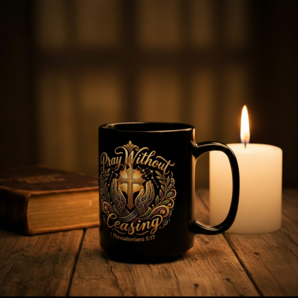 Pray Without Ceasing Lifestyle Mug