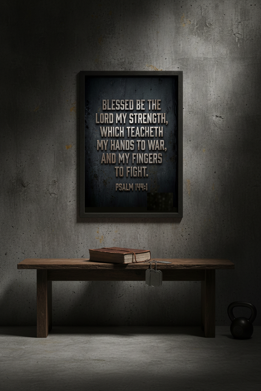 Psalm 144:1 — Lifestyle Mockup
