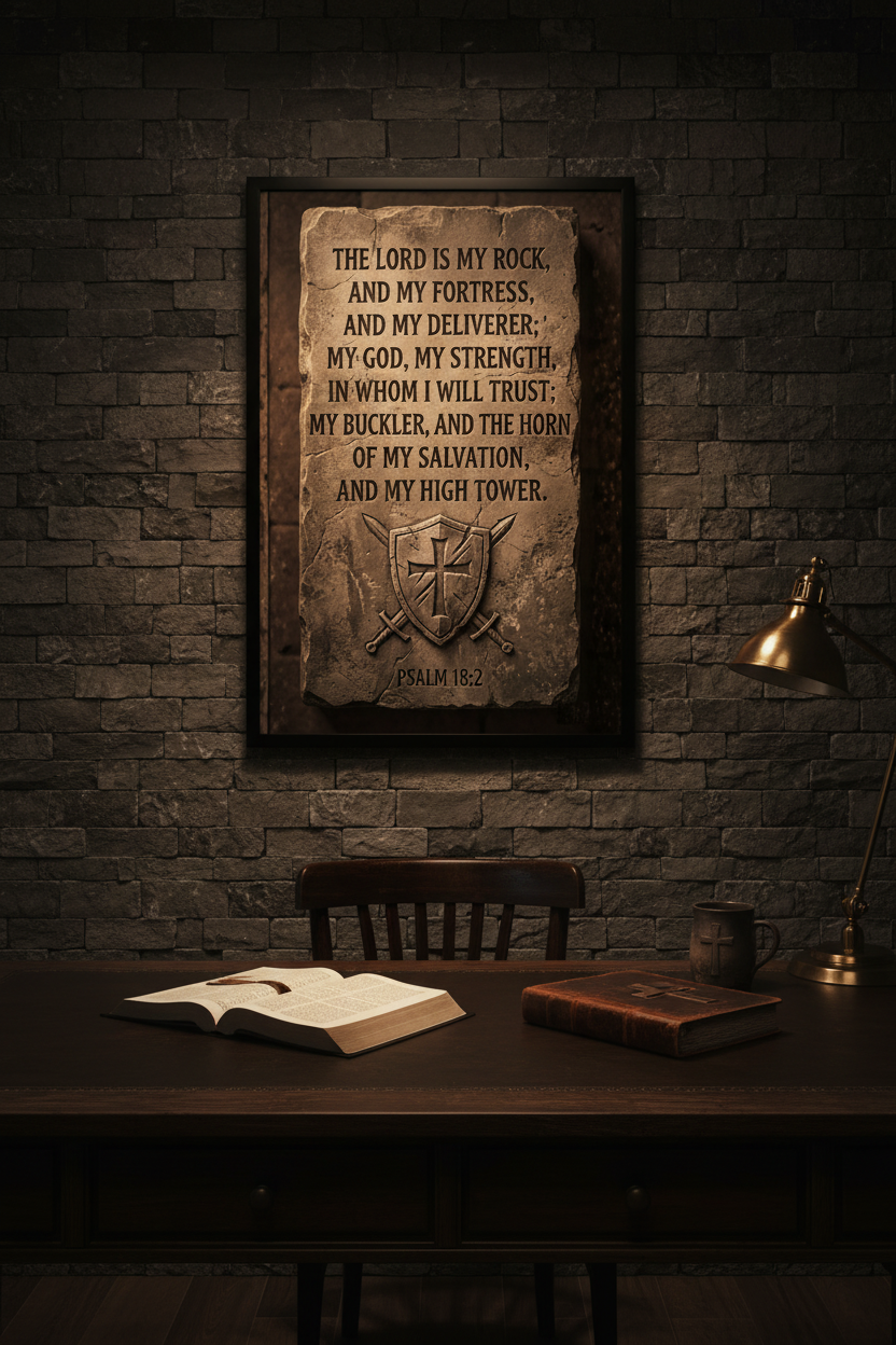 Psalm 18:2 Masculine Study Lifestyle