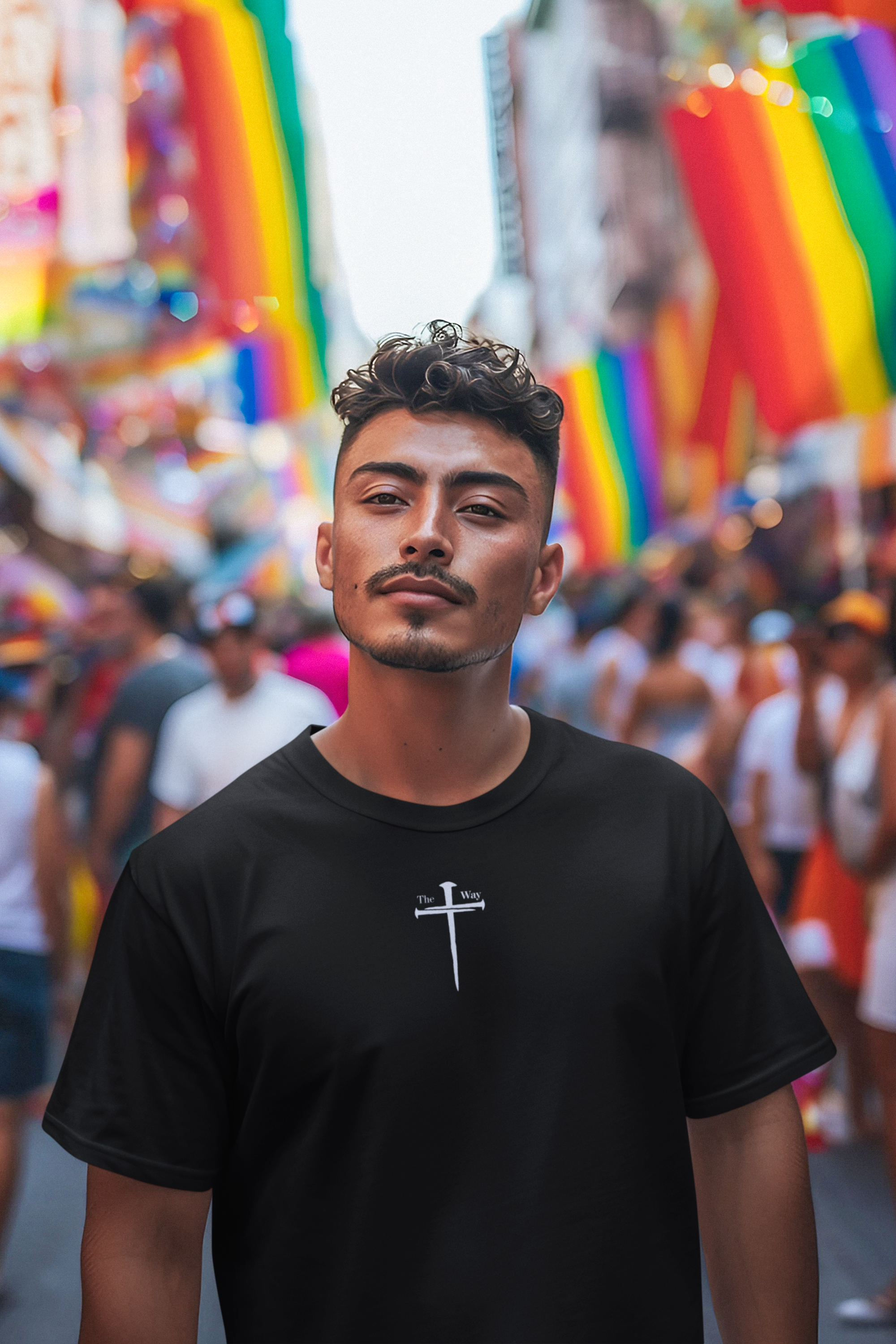 “The Way” Minimal Cross Tee