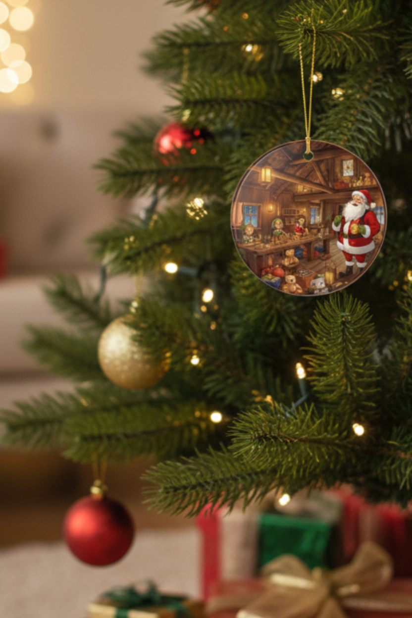 Santa's Workshop Ornament Lifestyle