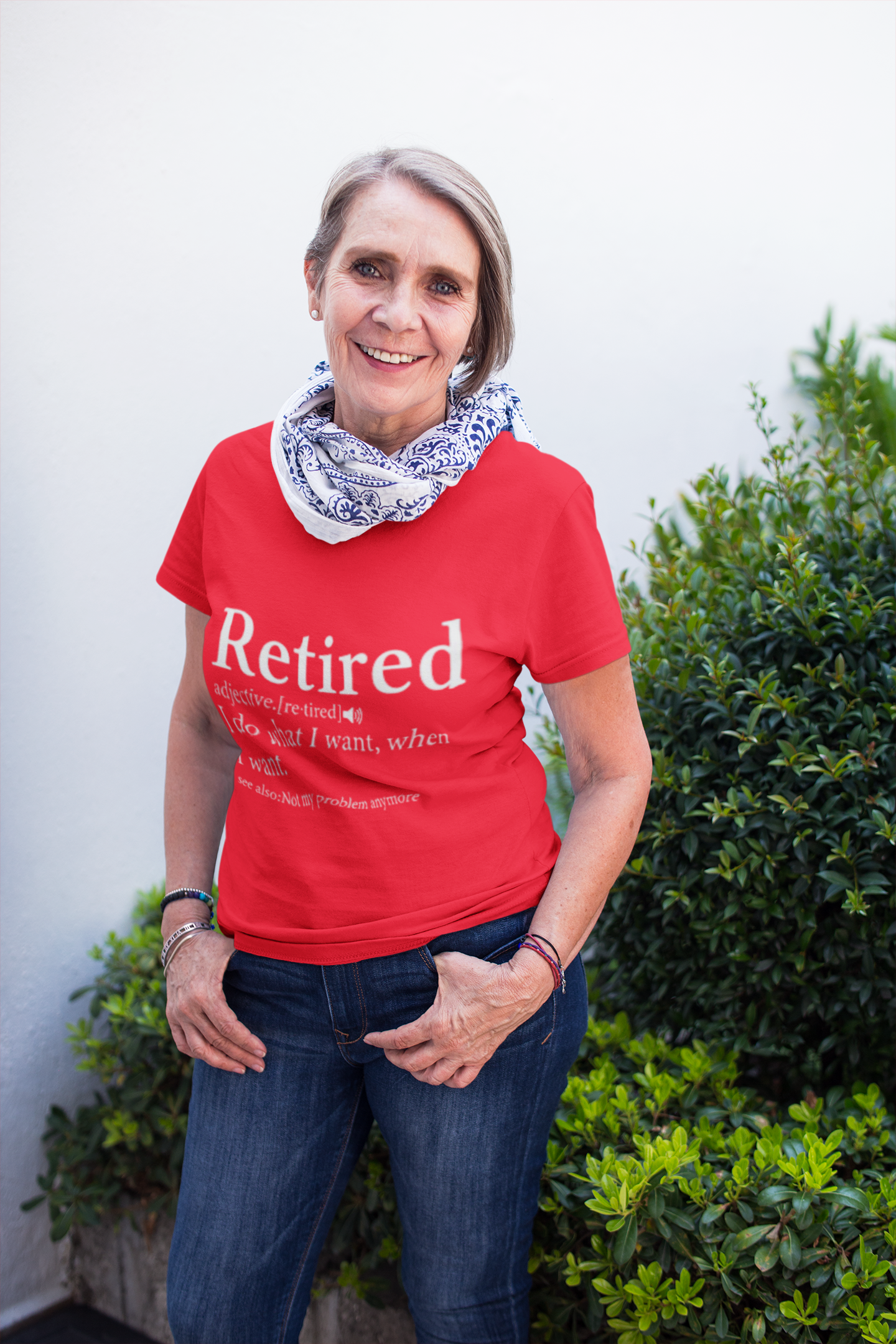 Retired Definition - I Do What I Want - Funny Unisex Graphic Tee