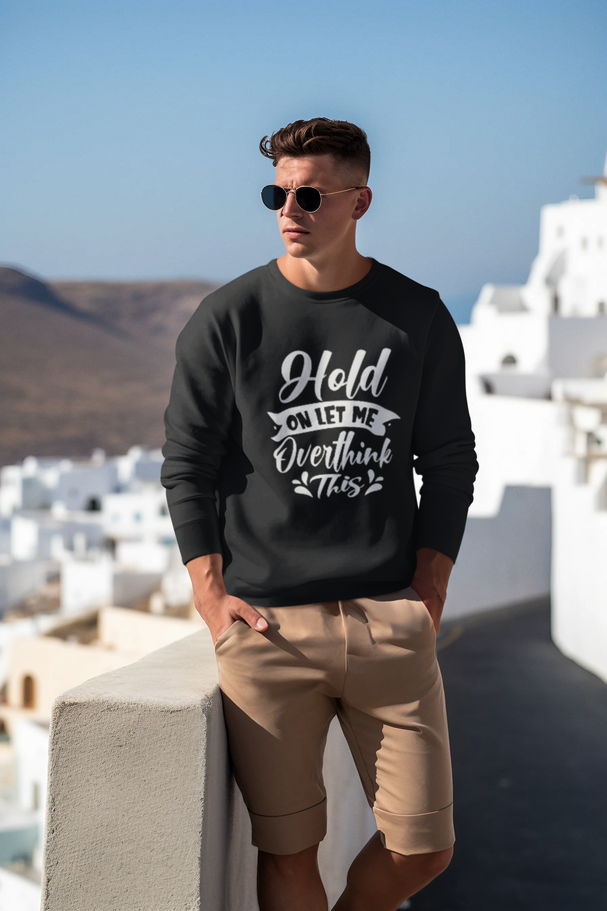 Hold On Let Me Overthink This | Classic Unisex Sweatshirt