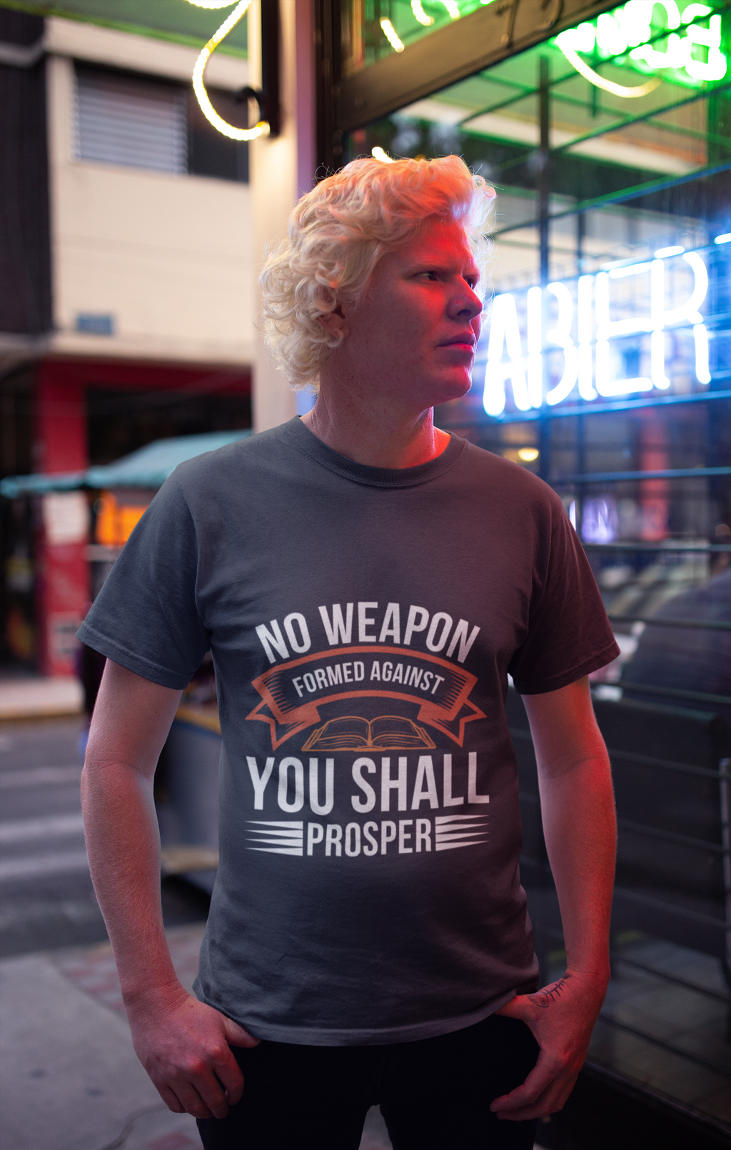 No Weapon Formed Against You Shall Prosper – Isaiah 54:17 | Faith Without Fear Tee