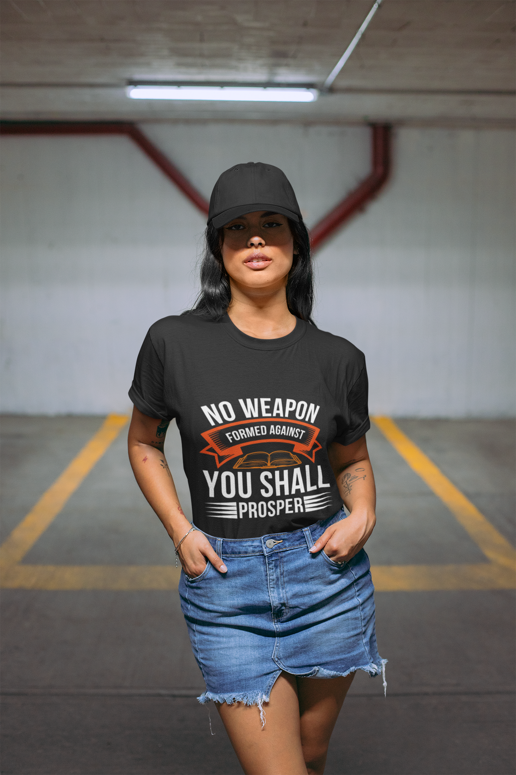 No Weapon Formed Against You Shall Prosper – Isaiah 54:17 | Faith Without Fear Tee