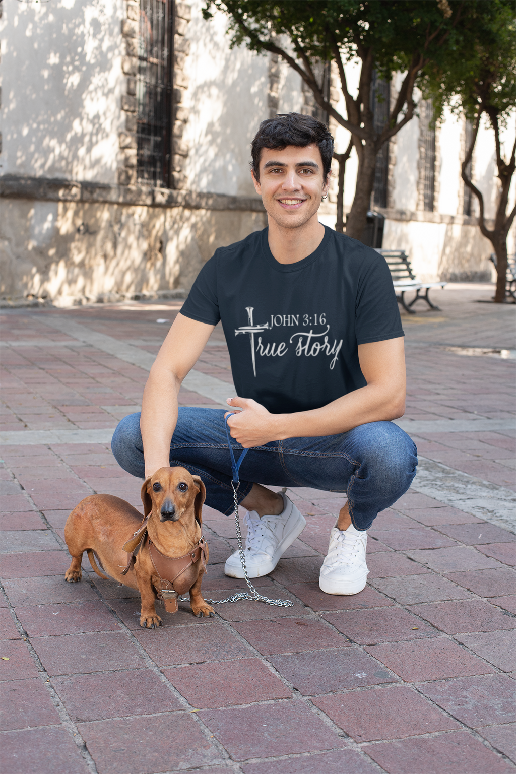 John 3:16 True Story T-Shirt — Christian Faith Cross Tee