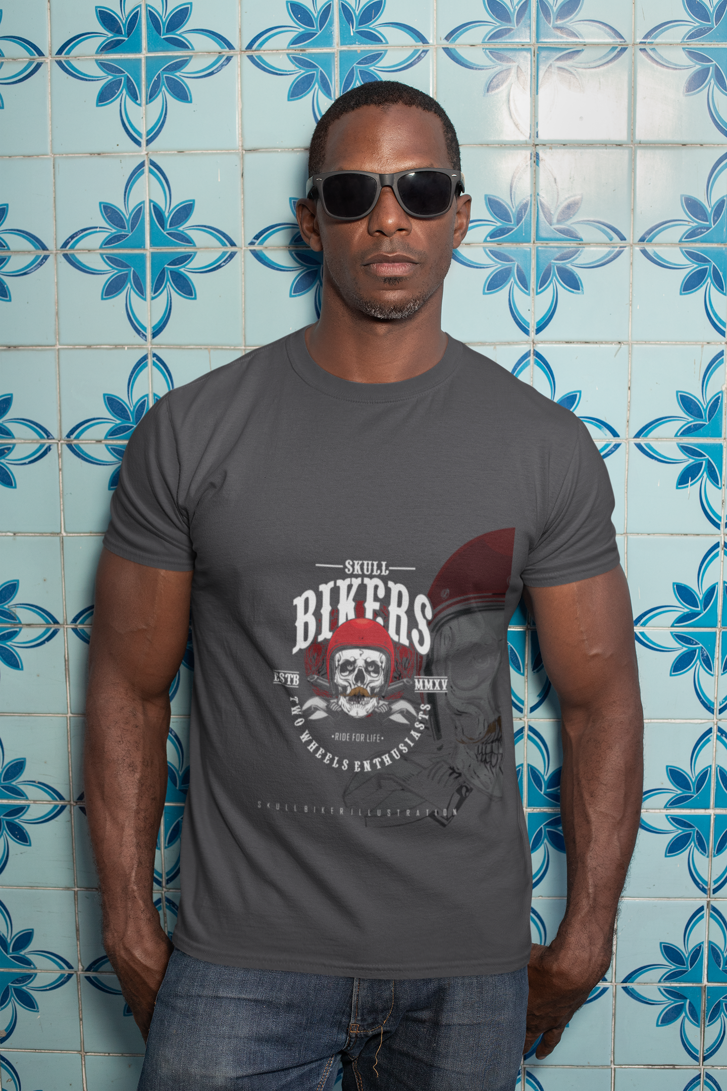 Astronaut Helmet Graphic T-Shirt — Retro Space Pilot Design