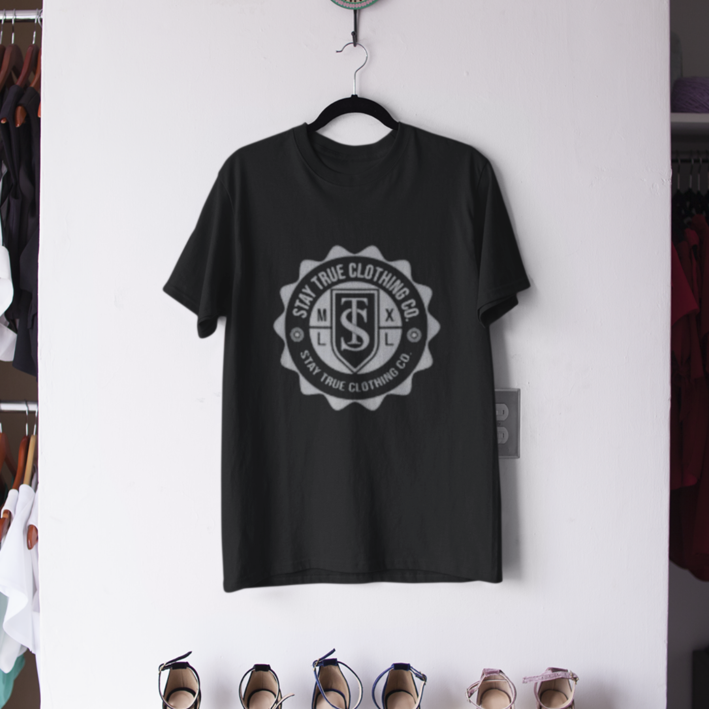 Stay True Clothing Co. Logo T-Shirt - Premium Circular Seal Graphic Tee