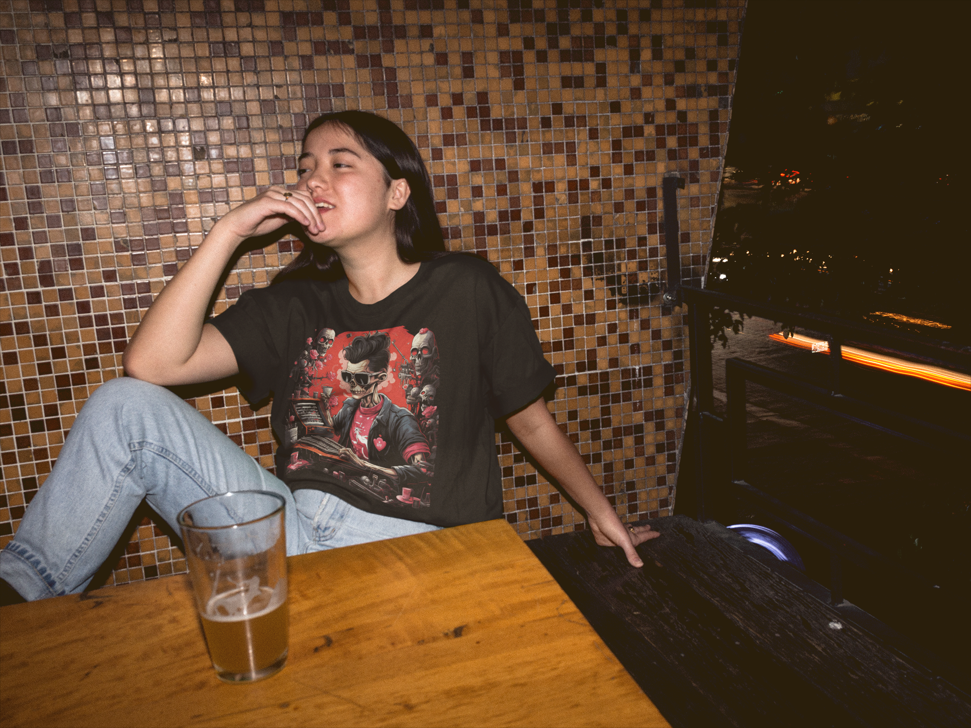 Studio Bones – Sound & Strings Graphic T-Shirt