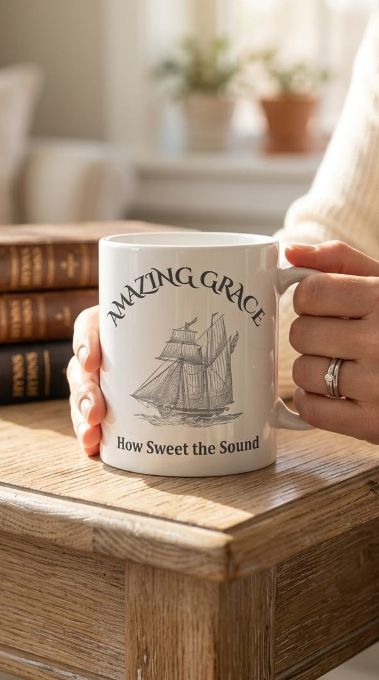 Amazing Grace Christian Mug - How Sweet the Sound
